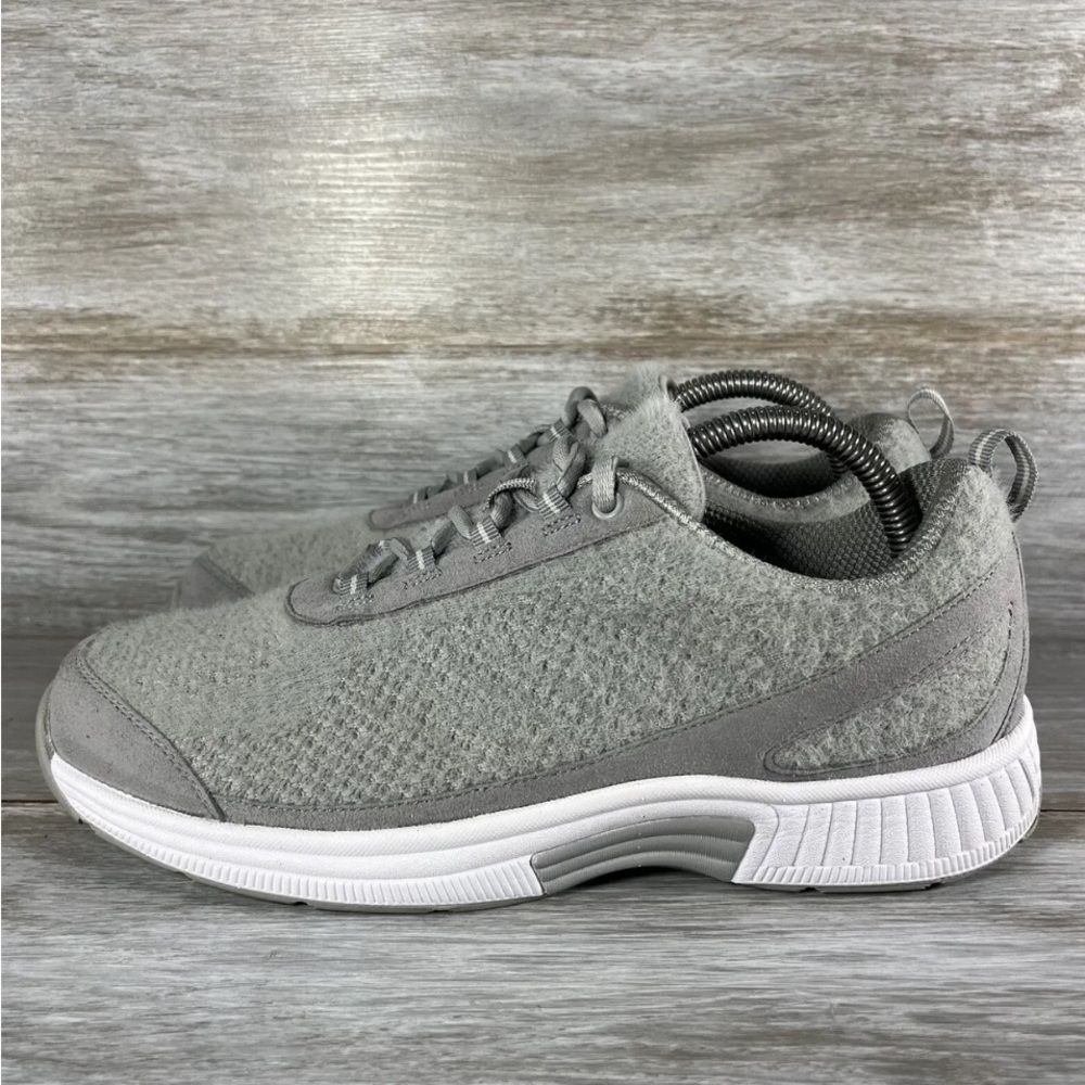 Orthofeet Womens 989 Coral Wool Grey Comfort Athletic Sneakers Size 7.5 - Picture 3 of 14